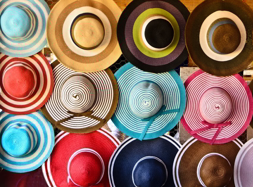 Colorful Straw Hats