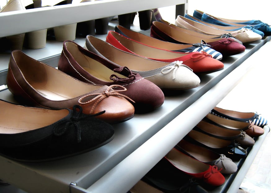 Shoes in the Rack